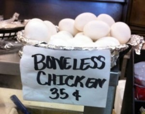 boneless chicken